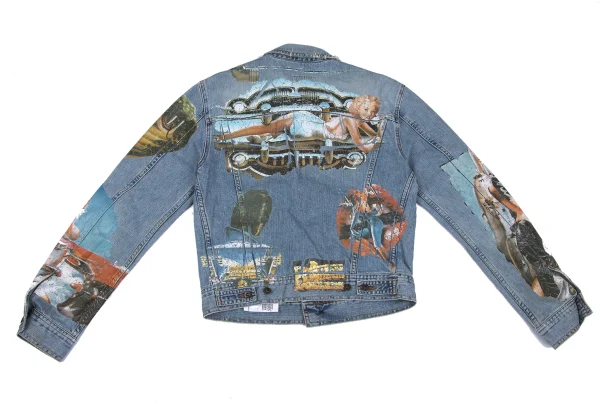 D&G Vintage Print Denim Jacket K-167023_014