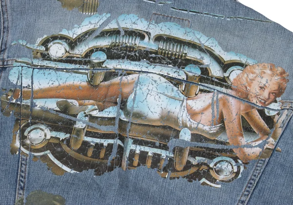 D&G Vintage Print Denim Jacket K-167023_015