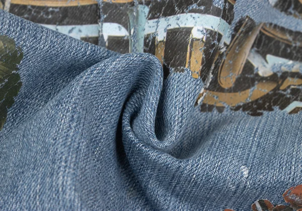 D&G Vintage Print Denim Jacket K-167023_016