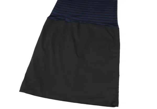 GAULTIER2 Stripe Switching Halter Neck Dress K-167025_008