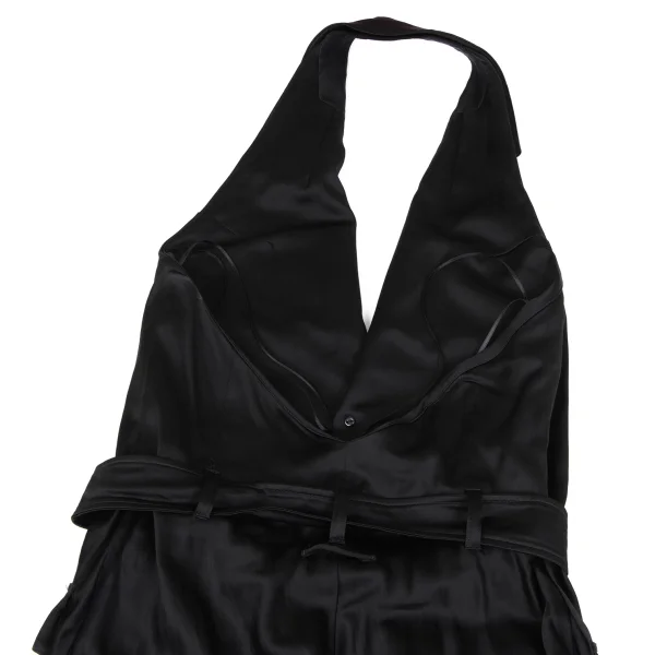 Jean Paul GAULTIER Belted Jacket Design Halter Neck Dress K-167026_013