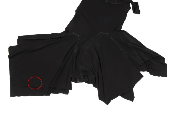 Jean Paul GAULTIER FEMME Hem Drape Stitch Overall Dress K-167030_011