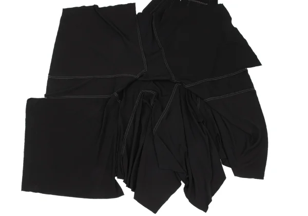 Jean Paul GAULTIER FEMME Hem Drape Stitch Overall Dress K-167030_013