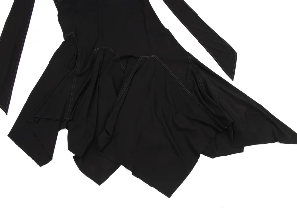 Jean Paul GAULTIER FEMME Hem Drape Stitch Overall Dress K-167030_017