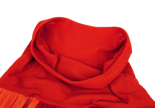 Jean Paul GAULTIER SOLEIL Panel Switching Gathered High Waist Skirt K-167033_004