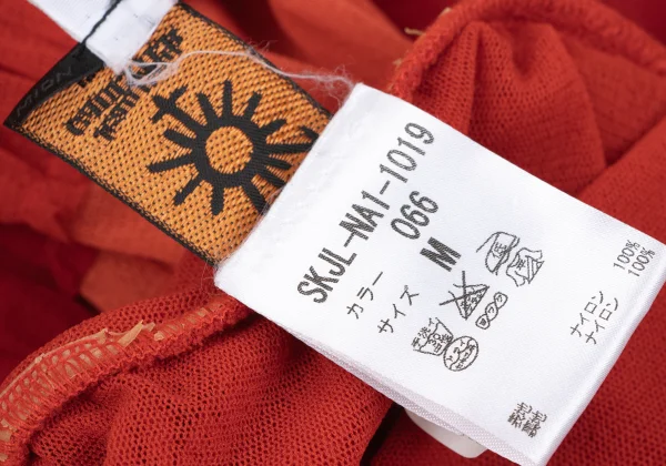 Jean Paul GAULTIER SOLEIL Panel Switching Gathered High Waist Skirt K-167033_018