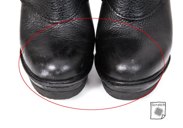 Jean Paul GAULTIER Dragon Emboss Leather Long Boots K-167034_005