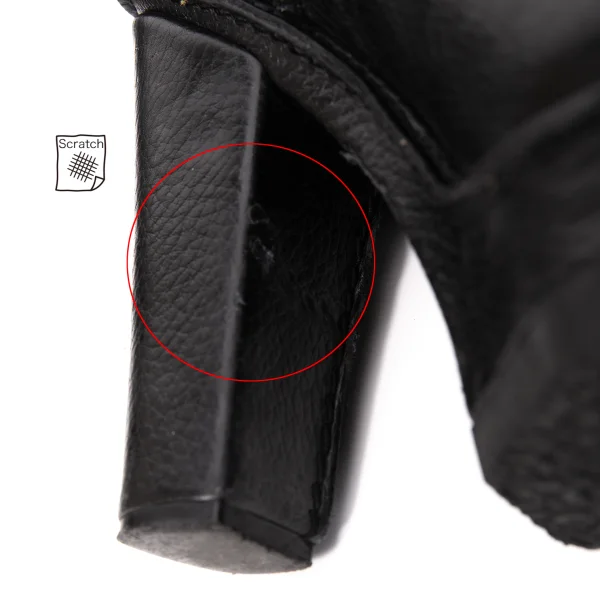 Jean Paul GAULTIER Dragon Emboss Leather Long Boots K-167034_014