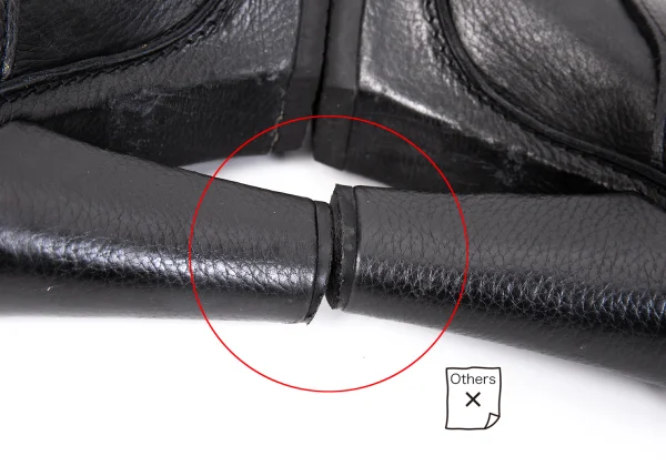 Jean Paul GAULTIER Dragon Emboss Leather Long Boots K-167034_016