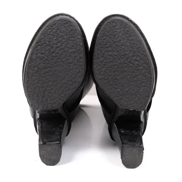 Jean Paul GAULTIER Dragon Emboss Leather Long Boots K-167034_017