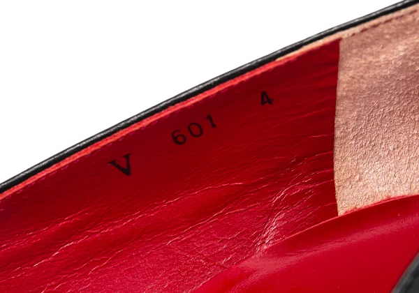 Jean Paul GAULTIER Open Toe Leather Heel Pumps K-167035_013