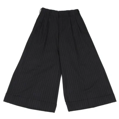 COMME des GARCONS Pinstripe Double Wide Pants