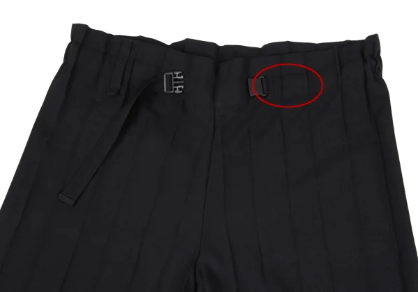ISSEY MIYAKE me Poly Waist Belt Pleated Pants K-167038_002