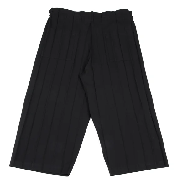 ISSEY MIYAKE me Poly Waist Belt Pleated Pants K-167038_010