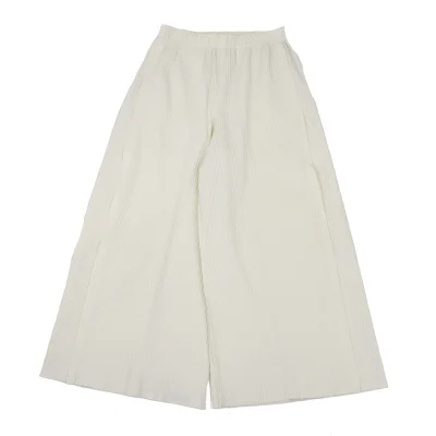ISSEY MIYAKE me Flap Tuck Pleats Wide Pants