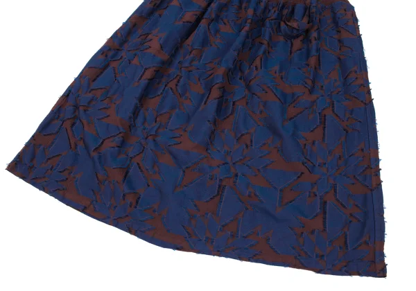 ISSEY MIYAKE me Cauliflower Switching Geometric Patch Skirt K-167040_006
