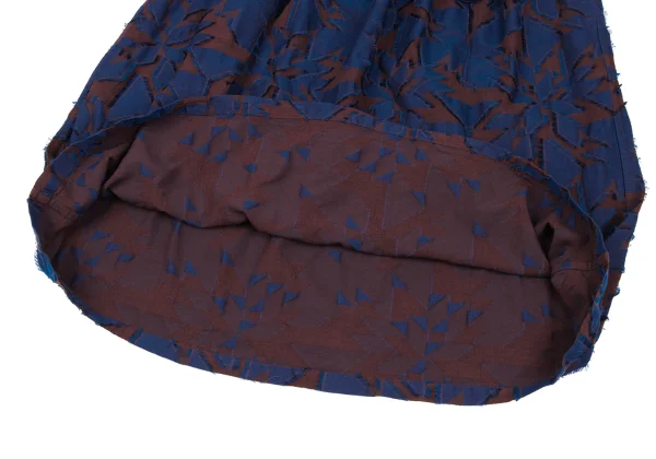 ISSEY MIYAKE me Cauliflower Switching Geometric Patch Skirt K-167040_007