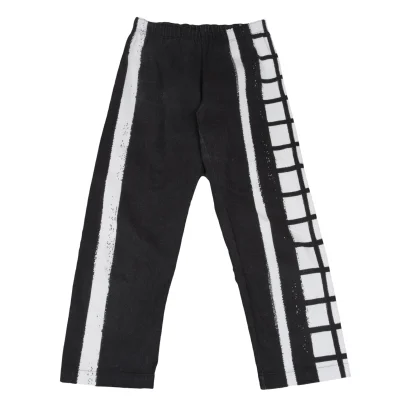 ISSEY MIYAKE me Sideline Check Brushed Paint Pants
