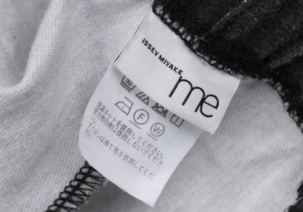 ISSEY MIYAKE me Sideline Check Brushed Paint Pants K-167041_013