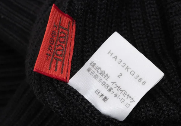 ISSEY MIYAKE HaaT Wool Blend Side Pocket Knit Skirt K-167044_010