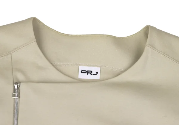 ISSEY MIYAKE HaaT ORJ Collarless Zip up Jacket K-167045_004