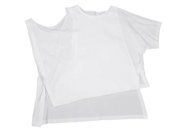 ISSEY MIYAKE Cotton Asymmetry Design Top K-167046_002