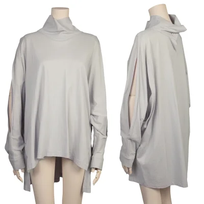 ISSEY MIYAKE High-neck Dolman Sleeve Top