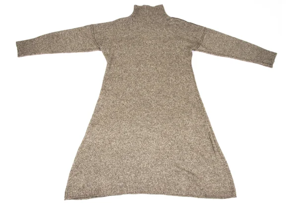 ISSEY MIYAKE Wool Blend High-neck Knit Dress K-167050_009