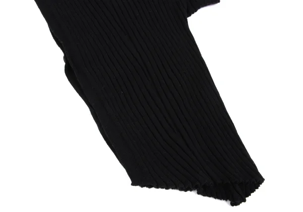 ISSEY MIYAKE Wool Rib Asymmetry Design Knit Vest K-167051_007