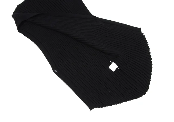 ISSEY MIYAKE Wool Rib Asymmetry Design Knit Vest K-167051_009