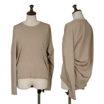 ISSEY MIYAKE Rayon Poly Asymmetry Top