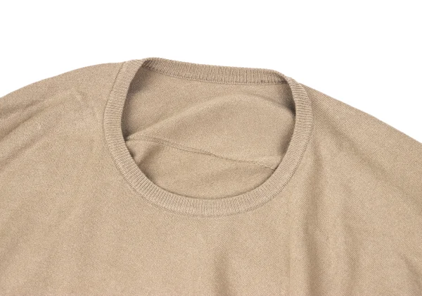 ISSEY MIYAKE Rayon Poly Asymmetry Top K-167052_003