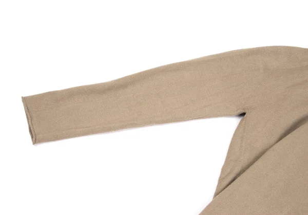 ISSEY MIYAKE Rayon Poly Asymmetry Top K-167052_004