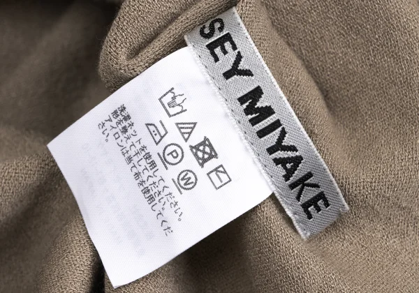 ISSEY MIYAKE Rayon Poly Asymmetry Top K-167052_012