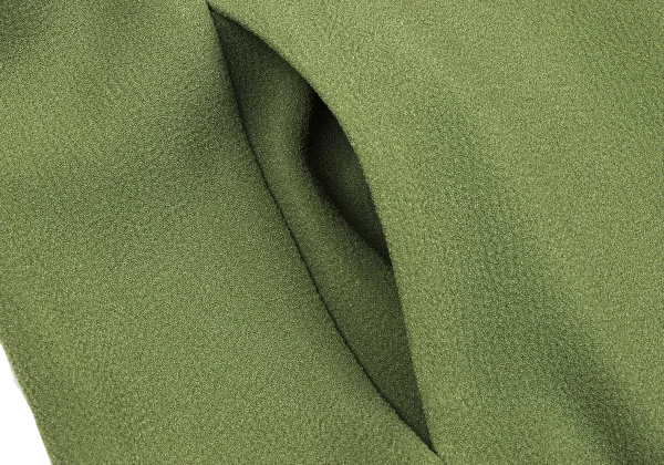 ISSEY MIYAKE Poly Blend Collarless Zip Jacket K-167056_008