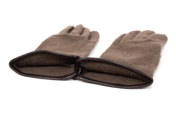 ISSEY MIYAKE HaaT Leather Piping Cashmere Glove K-167063_005