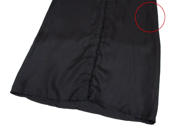 ANN DEMEULEMEESTER Silk Many Button Design Wrap Skirt K-167067_006