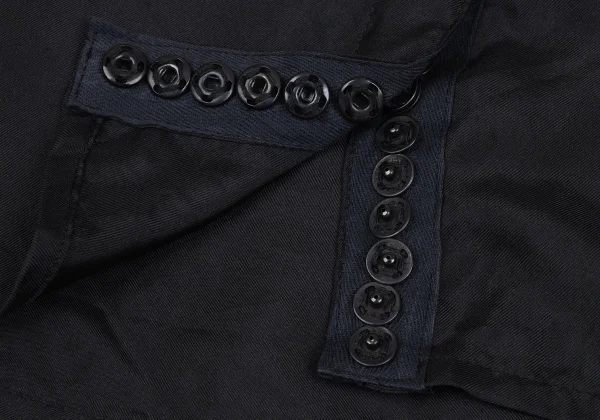 ANN DEMEULEMEESTER Silk Many Button Design Wrap Skirt K-167067_008