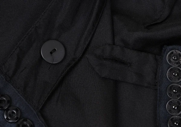 ANN DEMEULEMEESTER Silk Many Button Design Wrap Skirt K-167067_009