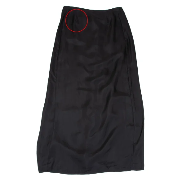 ANN DEMEULEMEESTER Silk Many Button Design Wrap Skirt K-167067_012