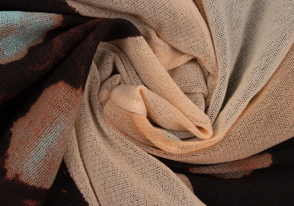 Jean Paul GAULTIER MAILLE FEMME Dot Abstract Printed Mesh Skirt K-167068_011