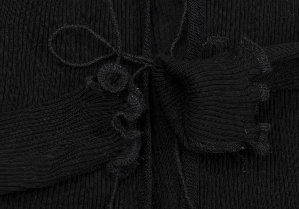 Jean Paul GAULTIER Lace Switching Rib Cardigan K-167072_009