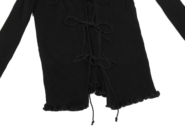 Jean Paul GAULTIER Lace Switching Rib Cardigan K-167072_010