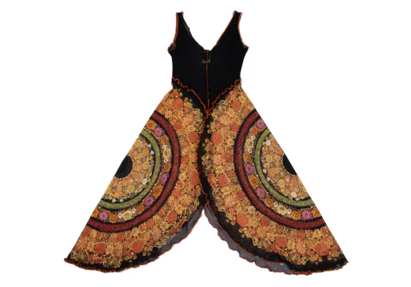 Jean Paul GAULTIER Floral Printed Mesh Sleeveless Dress K-167074_002