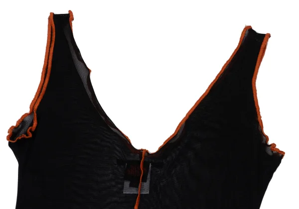 Jean Paul GAULTIER Floral Printed Mesh Sleeveless Dress K-167074_004