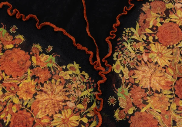 Jean Paul GAULTIER Floral Printed Mesh Sleeveless Dress K-167074_007