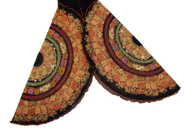 Jean Paul GAULTIER Floral Printed Mesh Sleeveless Dress K-167074_008