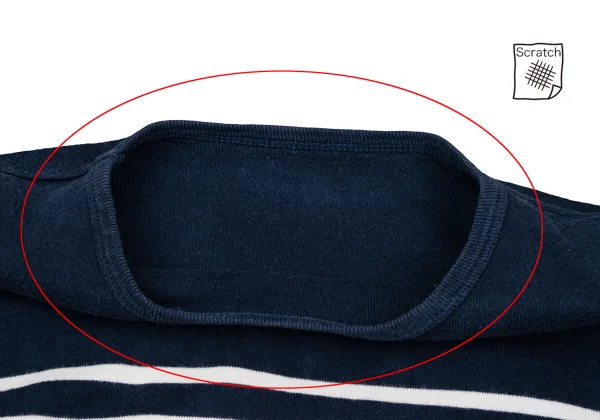 Jean Paul GAULTIER Logo Embroidery Striped Long Sleeve T-shirt K-167078_008