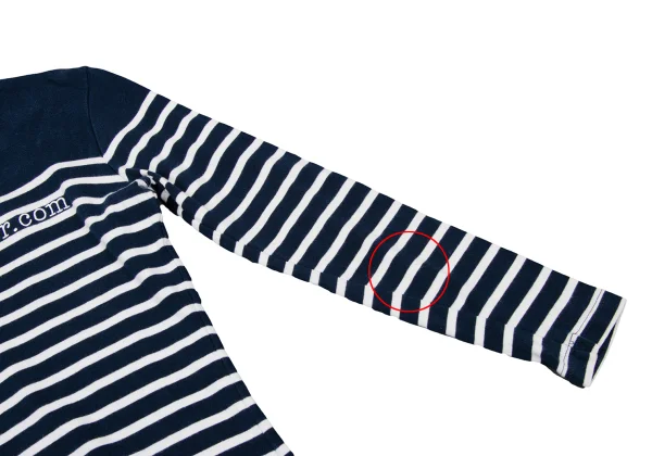 Jean Paul GAULTIER Logo Embroidery Striped Long Sleeve T-shirt K-167078_009