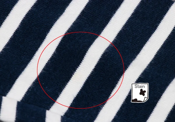 Jean Paul GAULTIER Logo Embroidery Striped Long Sleeve T-shirt K-167078_010